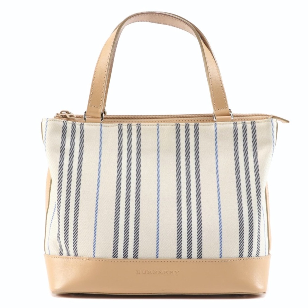 Burberry Canvas and leather tote